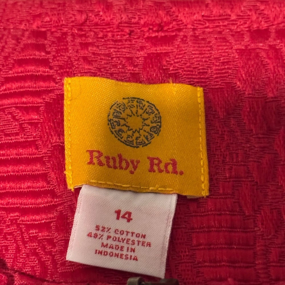 Ruby Rd. Red Women's Blazer - Picture 3 of 5